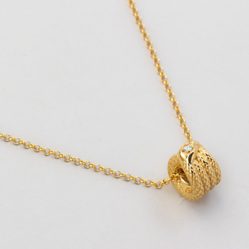 collana rocchetto serpente