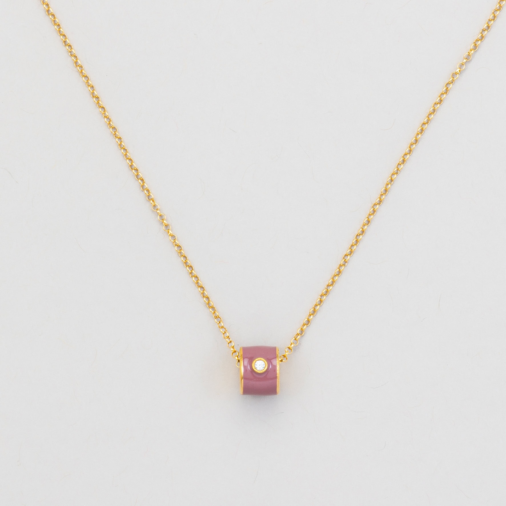 collana rocchetto punto luce