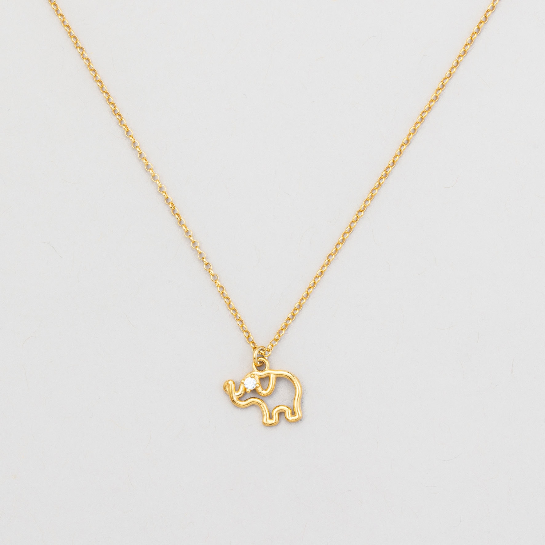 collana elefante filo