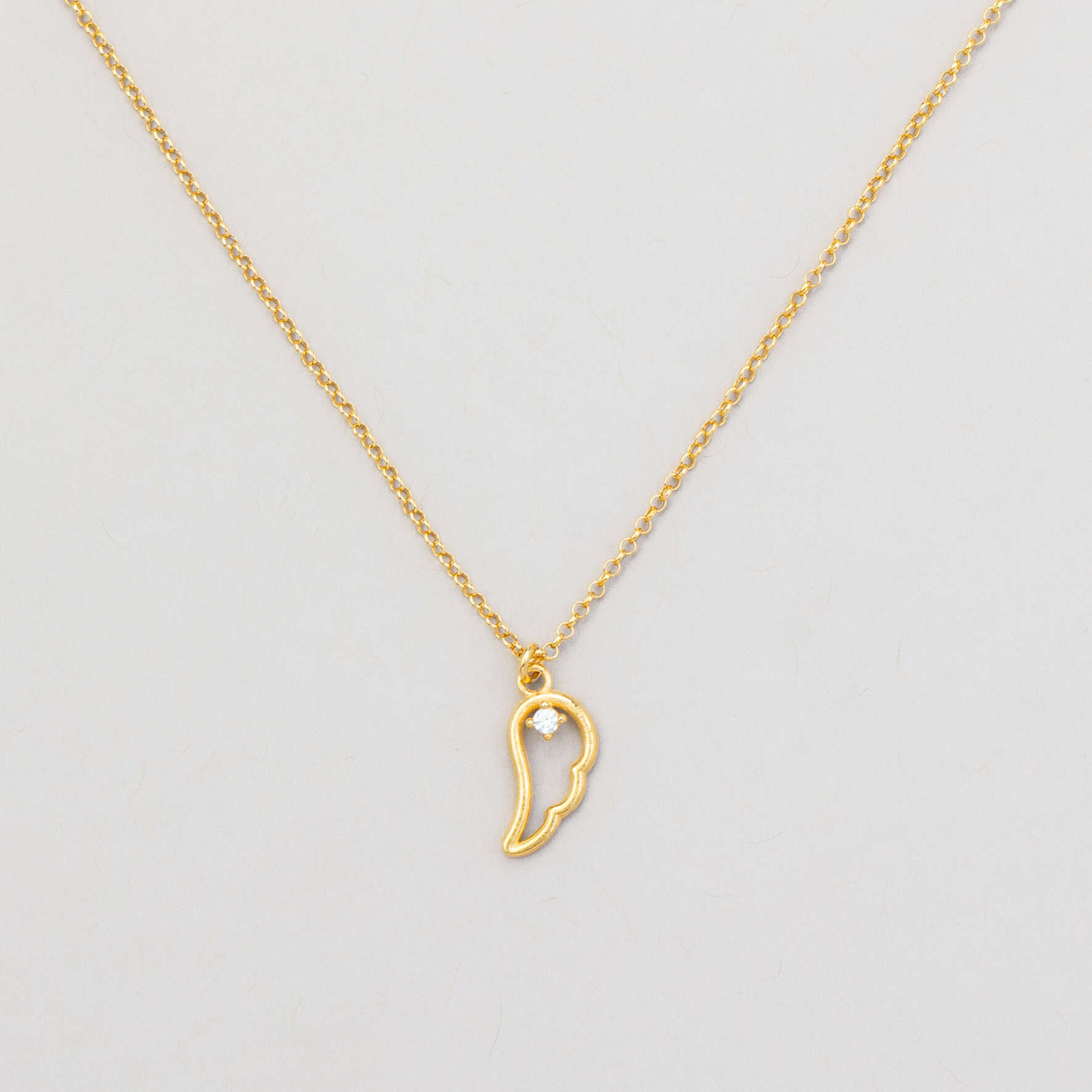 collana ala filo argento