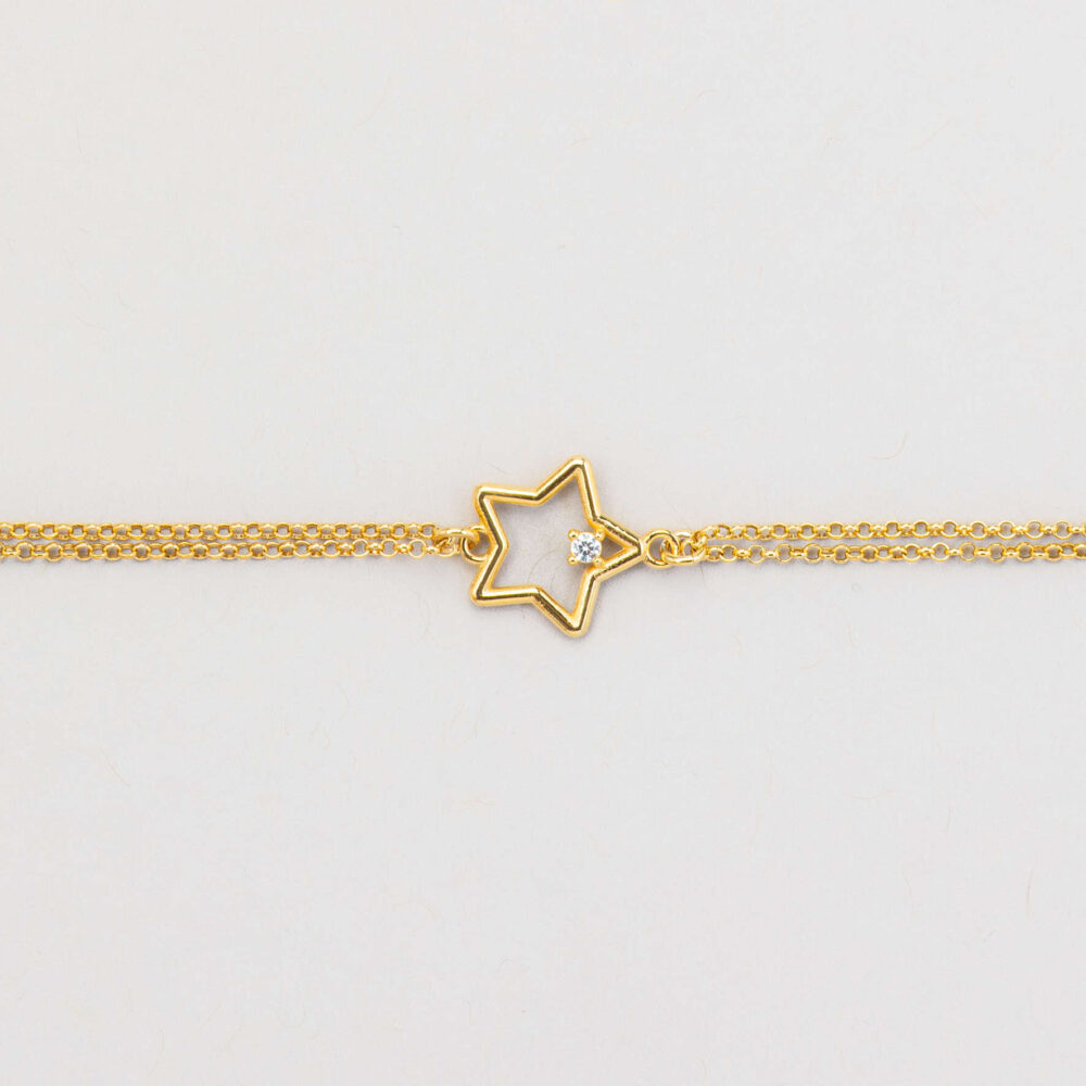Bracciale stella filo