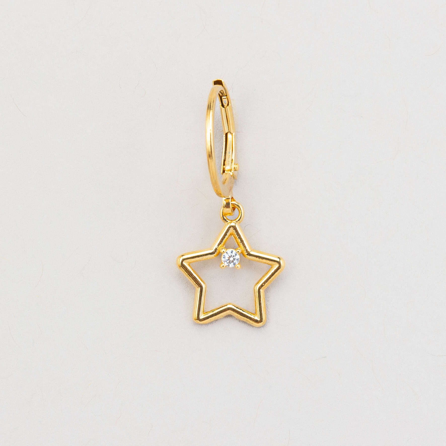 orecchino stella filo