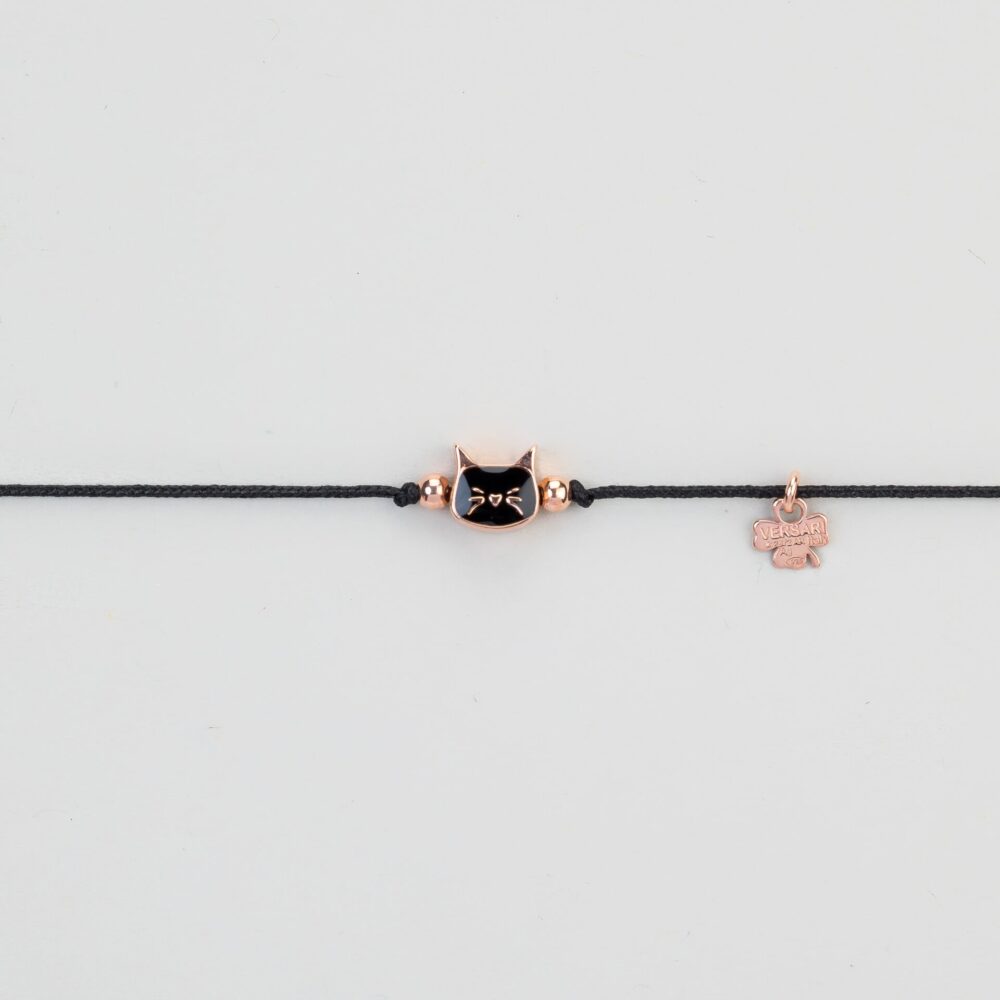 BC308 GATTO NERO CORDINO NERO