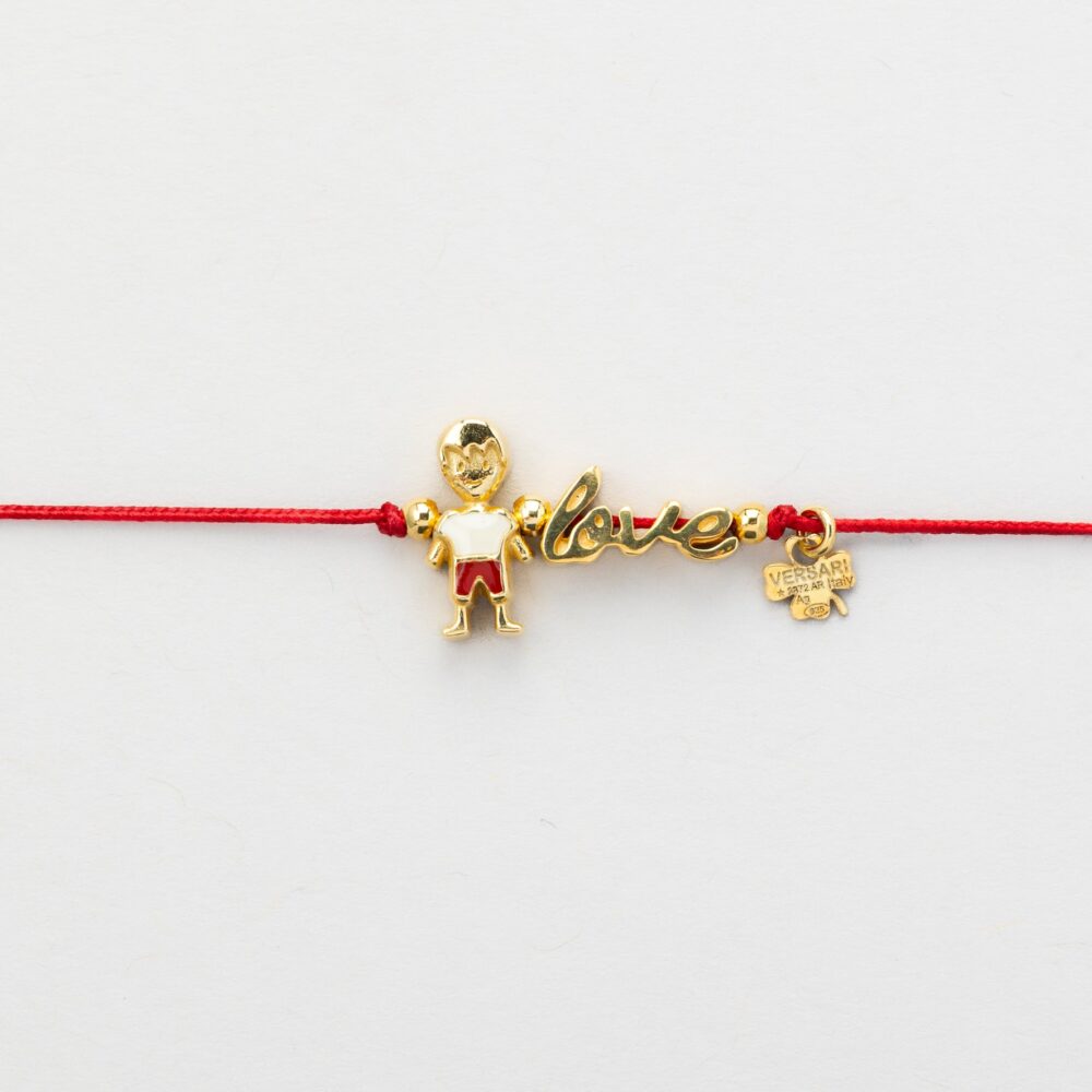 bracciale cordino bambino love