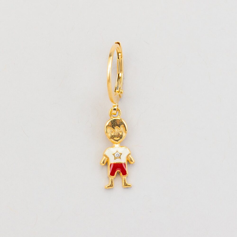 mono orecchino bambino