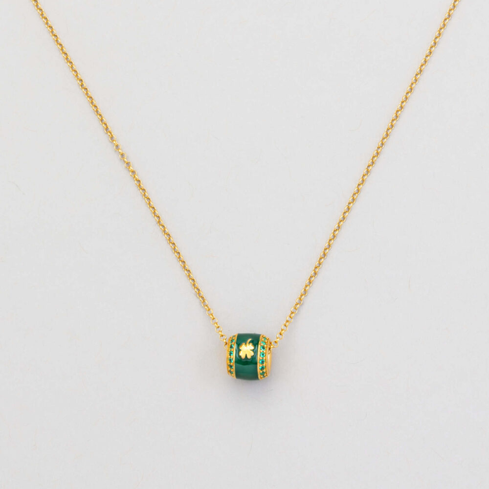 collana rocchetto quadrifoglio