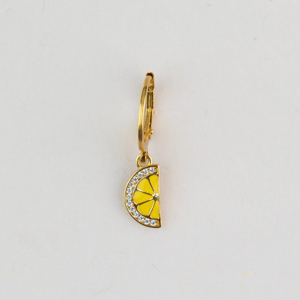 orecchino lemon slice