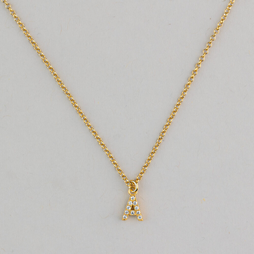 Collana Iniziale Pavé